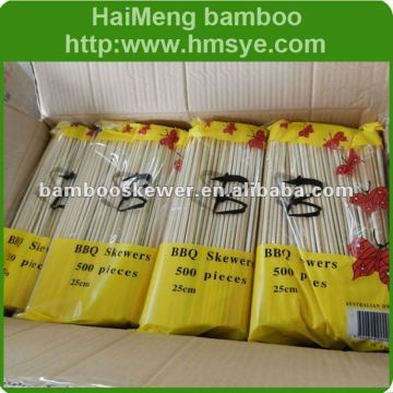 raw bamboo sticks