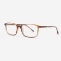 Super thin Rectangular Acetate Unisex Optical Frames