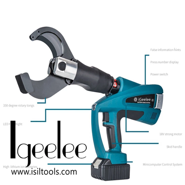 Igeelee Bz-65c Automatic & Hydraulic Cable Cutter with Battery