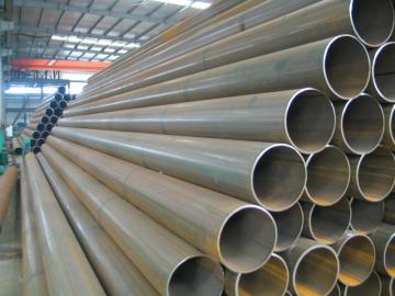 ERW Welded Carbon Black Structure Transportation Steel Pipe