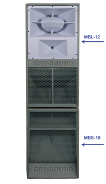 Dance Stack Horn Loaded Professional Speaker