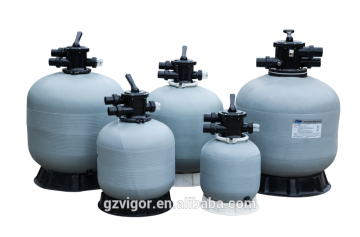 Factory swimming pool filberglass top mount sand filter with sand media