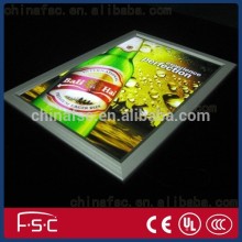 4 surface open aluminum alloy thin light boxes