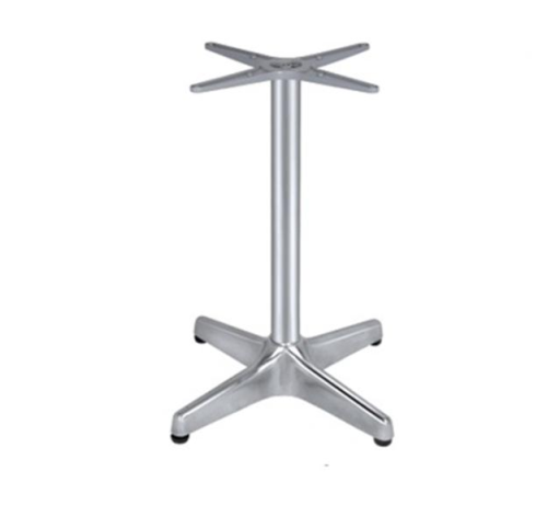 Base de table intérieure en aluminium poli pour le dîner