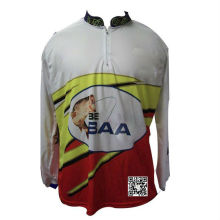 wholesale low moq plus size full sublimation fishing jersey