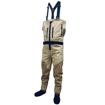 Zip-Front Breathable Chest Fishing Waders
