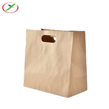 handle kraft paper bag die cut