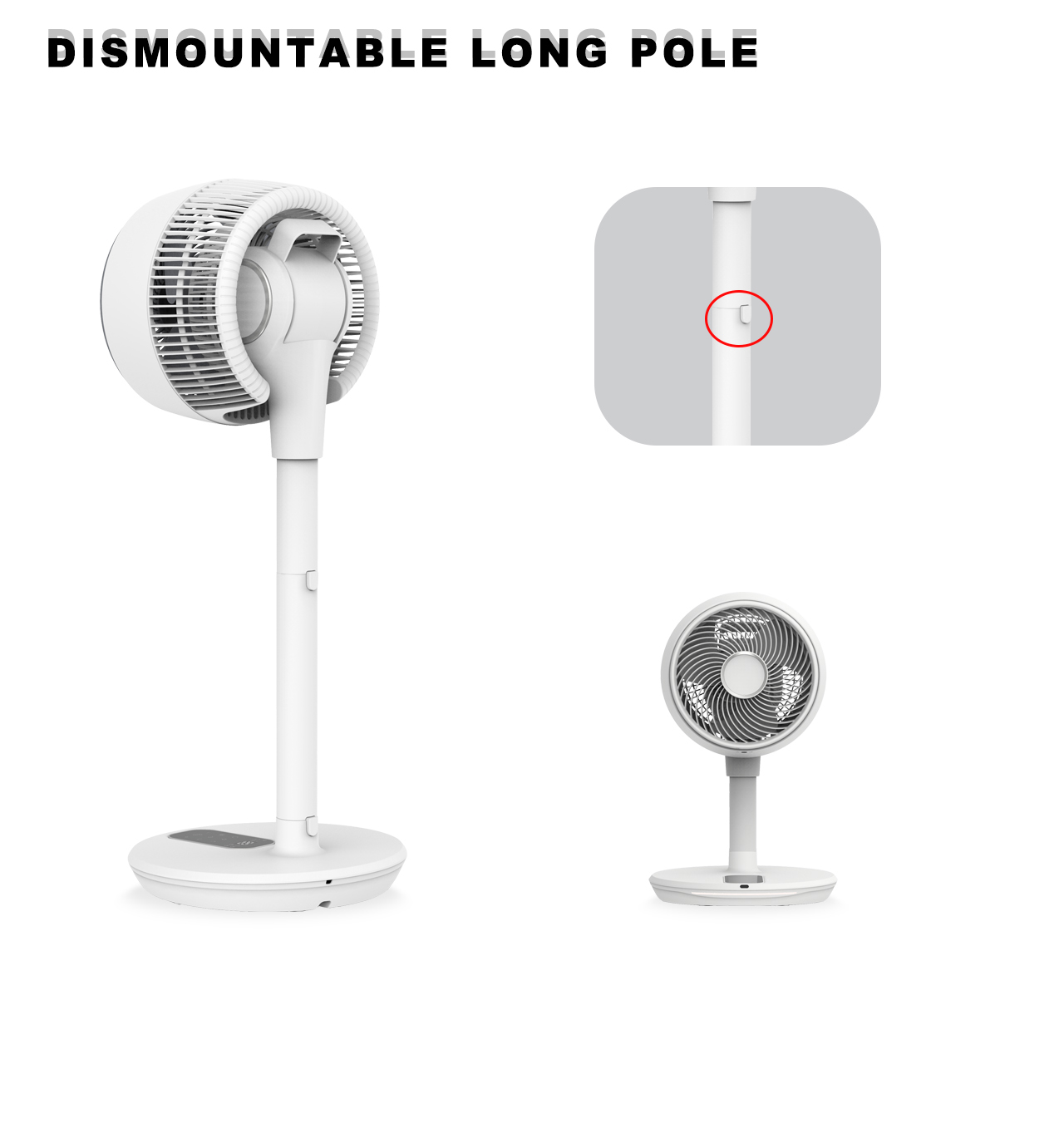 HTS-F601E Circulator Fan height adjustment HTS-F601E Circulator Fan height adjustment