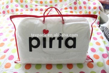 Plastik pillow packaging bag pvc zipper pillow bag