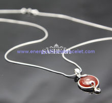 Gemstone 18 Inch Pendent Jewelry 925 Sterling Silver Value For Promotion Gifts