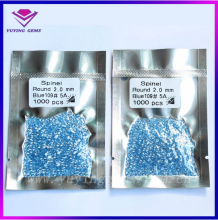 Round 2mm 109# Blue Synthetic Spinel Gemstone