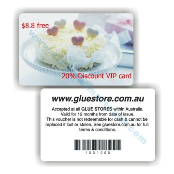 Creative plastic discount membership card