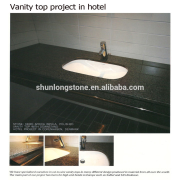 Africa Impala Granite Vanity top,prefabricated Granite vanity top