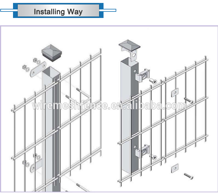 2020 Chinese 27 years anping factory 868  656 double wire fence for Malaysia