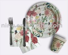 YLNL1001 square paper plate,square paper plates