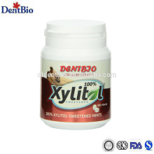 naturally sweetened birch xylitol tablet mints candy product