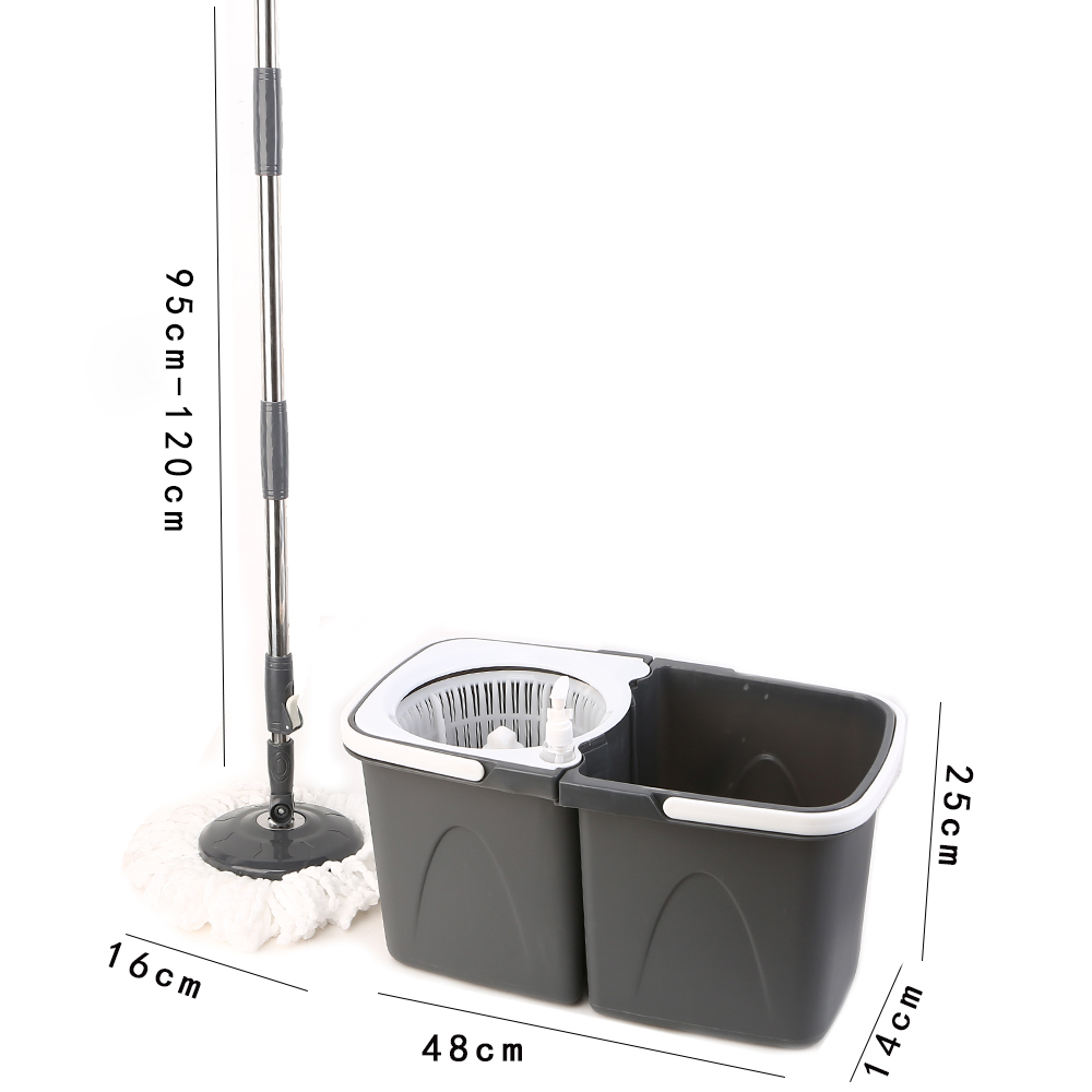 Cleaning Tools Spin Mop Magic with Split Bucket