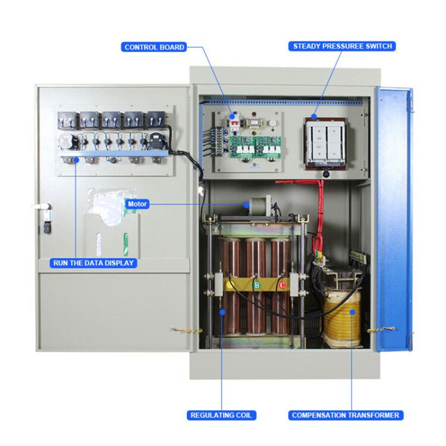 SBW 3Phase SBW-50KVA Power Compensated Automatic Voltage Regulator / Stabilizer