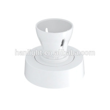 Batten lampholder home skirt with clear base