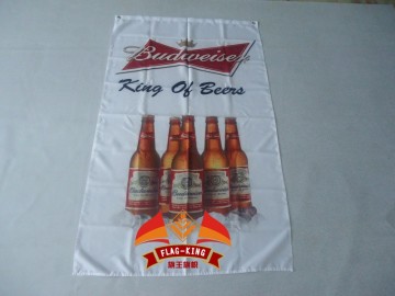 Budweiser king of beers Flag 3x5 FT 150X90CM Budweiser banner 100D Polyester