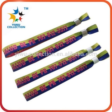 New design dye sublimation wristbands / festival satin ribbon wrist band