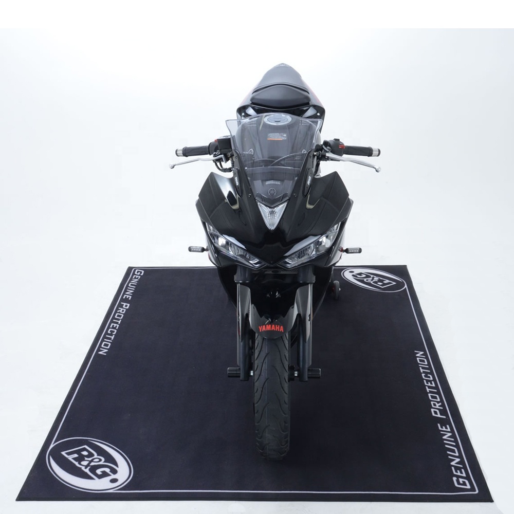 Printed Motorcycle Floor Mat Garage Mats