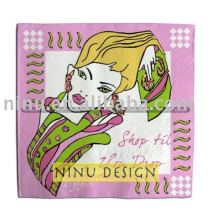 YLNL1023 Printing paper napkin,pattern paper napkin