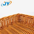 Handweaved Plastic Rattan Supermarket Fruit Vegetable Basket