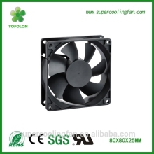 80x80x25mm 12V dc cooling fan 8025 computer cpu cooling fan