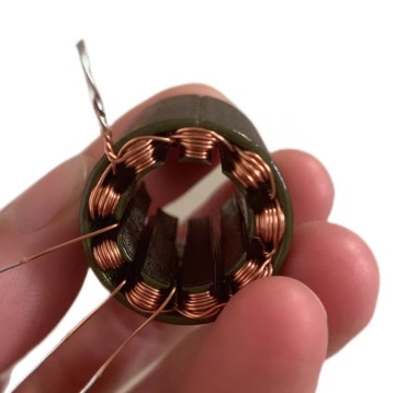 Motor stator lamination stackings