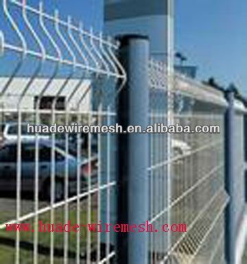 pvc coated galvanized welded fence/mesh 50x200mm/2D and 3D fence