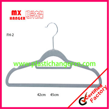 grey flocked shirt hanger