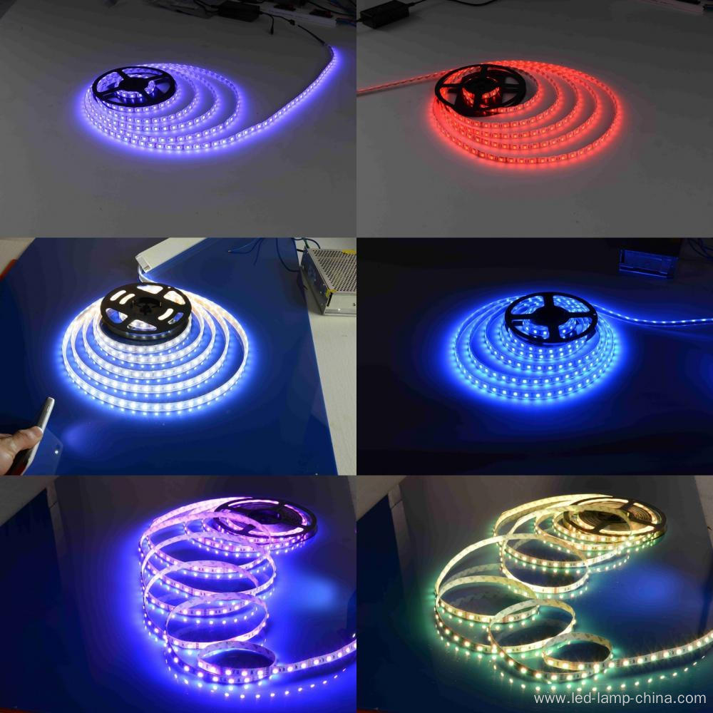 30 pixels addressable IP68 waterproof 5050 rgb led strip light