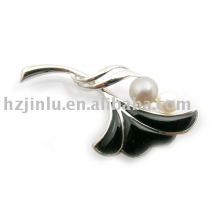 Cheap brooch,925 sterling silver brooch, fashion lady brooch with bead (X010013)