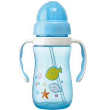 Plastik Bebek Su İçme Şişesi Eğitim Kupası