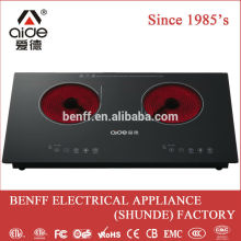 Double burners infrared ceramic cooker kitchen household appliance electrical appliance