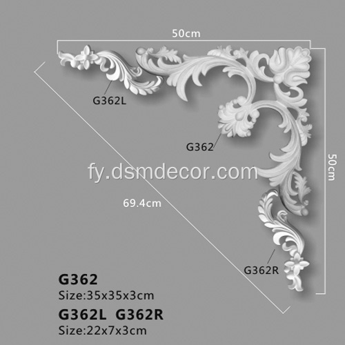 Polyurethane Architectural Dekorative Ornaments