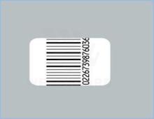 Cosmetics Store Anti-Theft Barcode Security Labels , RF 8.2