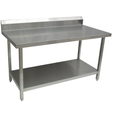 Stainless Steel Worktable Work Table with Under Shelf