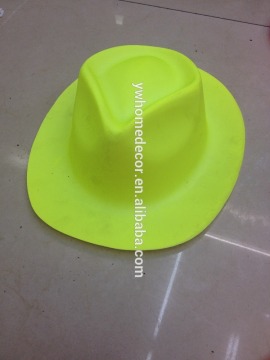 PVC fluorescent jazz hat /promotional hats/cheap hats
