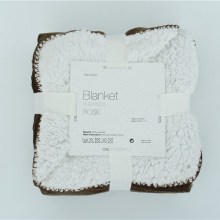 Thick mink Flannel fleece bed blanket Double Layer Sherpa Blanket