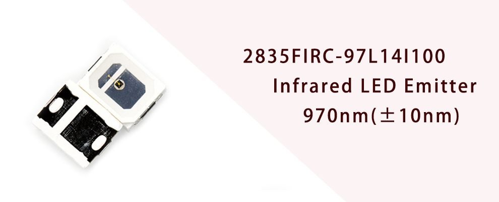 2835FIRC-97L14I100 IR LED 970nm LED 980nm LED 975nm LED 2835 SMD LED PLCC 2 Infrared LED Emitter