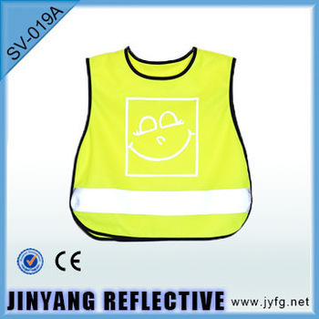 Reflective children safety vest