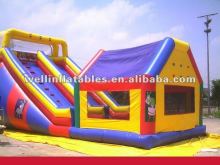 2013 commercial inflatable slide bouncer/ bouncer slide combo