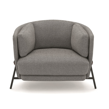 Italian Style Arflex Cradle Fabric Armchair