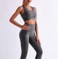 women sports bra and leggings set