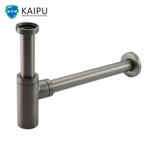 Flexible p trap for bathroom sink