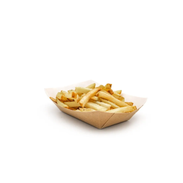 Eco-Friendly Compostable Kraft Chip Tray