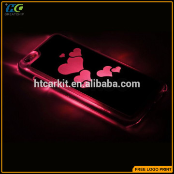 Fashion for iphone 6s flashing led case fast deliver