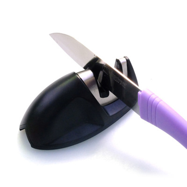 Edge Grip 2-Stage Knife Sharpener, Black